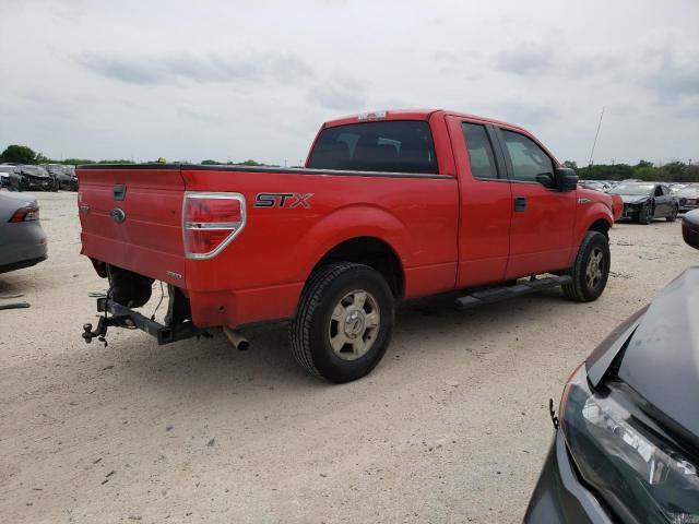 1FTEX1CM6EFB16572 - 2014 FORD F150 SUPER CAB RED photo 3