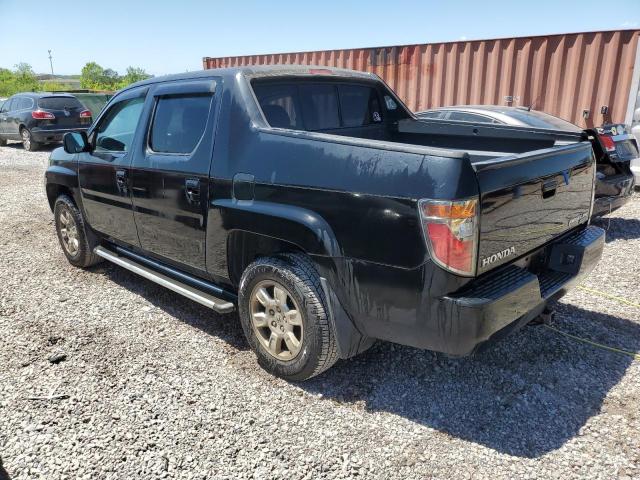 2HJYK16467H502221 - 2007 HONDA RIDGELINE RTS BLACK photo 2