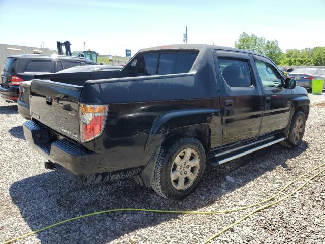 2HJYK16467H502221 - 2007 HONDA RIDGELINE RTS BLACK photo 3