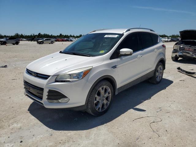 1FMCU0JX7EUB08026 - 2014 FORD ESCAPE TITANIUM WHITE photo 1