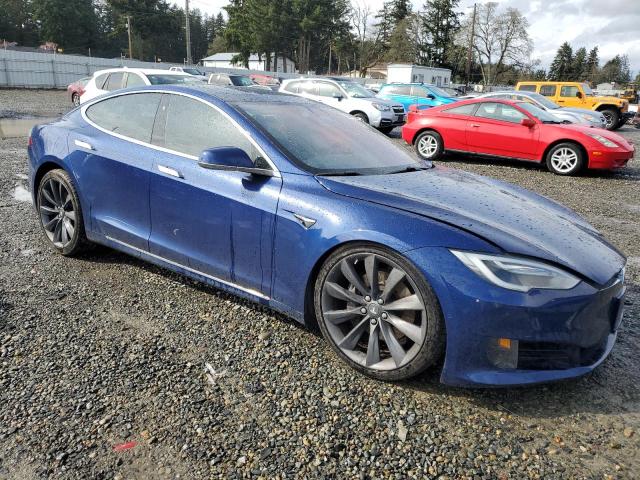 5YJSA1E24GF172713 - 2016 TESLA MODEL S ლურჯი ფოტო 4