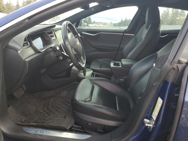 5YJSA1E24GF172713 - 2016 TESLA MODEL S ლურჯი ფოტო 7