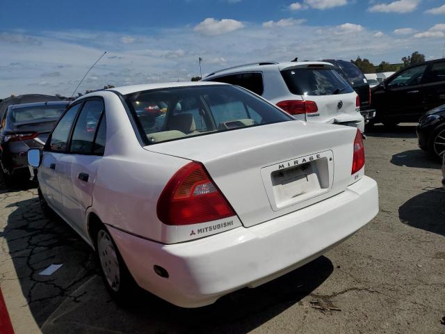 JA3AY26C71U032947 - 2001 MITSUBISHI MIRAGE ES WHITE photo 2