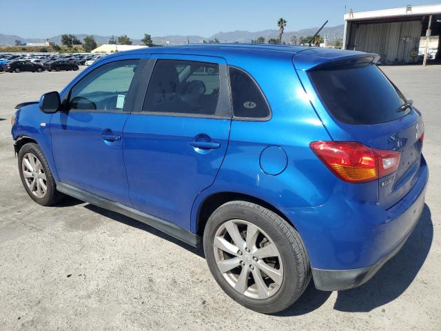 4A4AP3AW0FE030673 - 2015 MITSUBISHI OUTLANDER ES BLUE photo 2