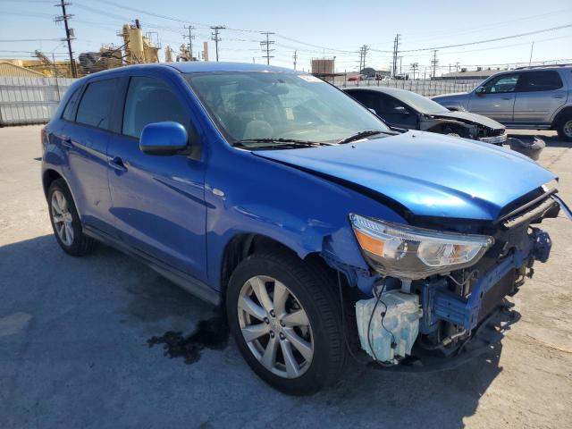 4A4AP3AW0FE030673 - 2015 MITSUBISHI OUTLANDER ES BLUE photo 4