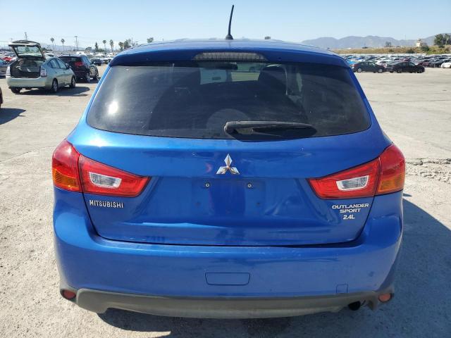 4A4AP3AW0FE030673 - 2015 MITSUBISHI OUTLANDER ES BLUE photo 6