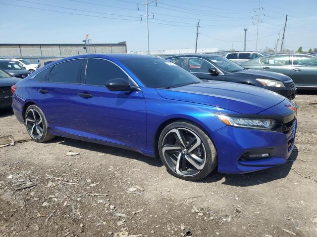 1HGCV1F36KA011444 - 2019 HONDA ACCORD SPORT BLUE photo 4