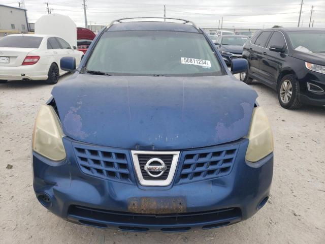 JN8AS58T68W008014 - 2008 NISSAN ROGUE S BLUE photo 5