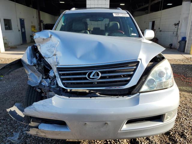 JTJBT20X780164721 - 2008 LEXUS GX 470 SILVER photo 5