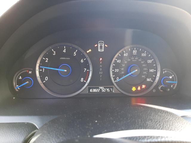 5J6TF3H50CL006553 - 2012 HONDA CROSSTOUR EXL გრაფიტი ფოტო 9