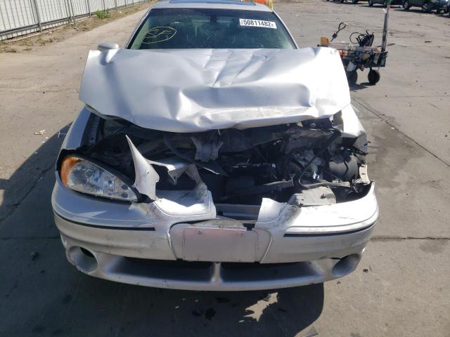 1G2NV12E12C183436 - 2002 PONTIAC GRAND AM GT1 SILVER photo 9