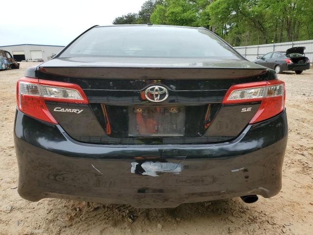 4T1BF1FK9CU026790 - 2012 TOYOTA CAMRY BASE BLACK photo 6