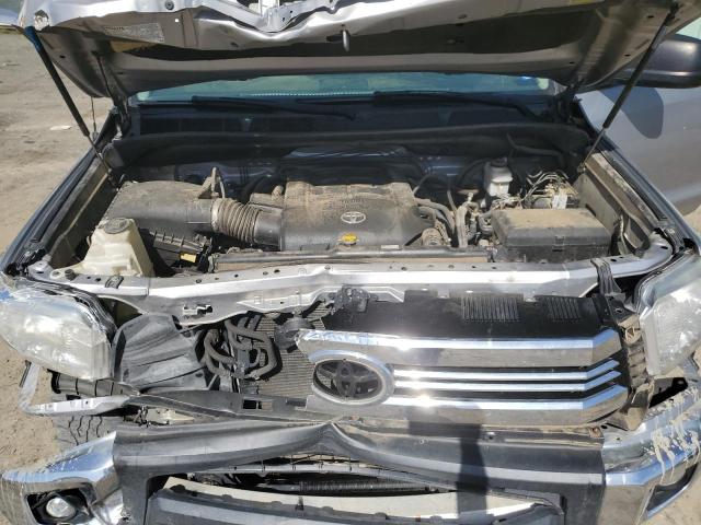 5TFUW5F10HX589552 - 2017 TOYOTA TUNDRA DOUBLE CAB SR/SR5 SILVER photo 11