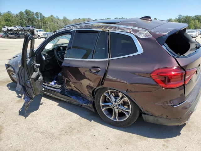 5UXTY5C02M9G94613 - 2021 BMW X3 XDRIVE30I TAN photo 2