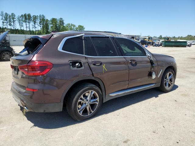 5UXTY5C02M9G94613 - 2021 BMW X3 XDRIVE30I Braun Foto 3