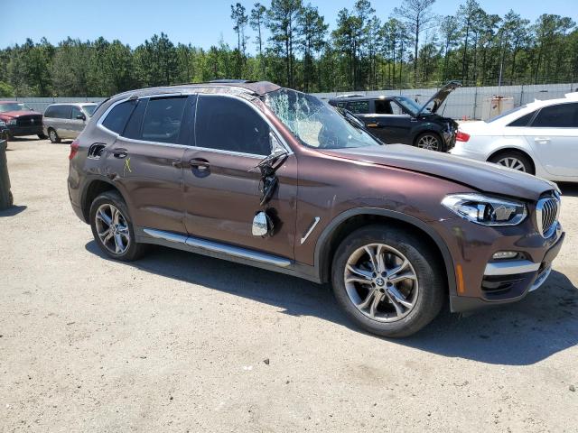 5UXTY5C02M9G94613 - 2021 BMW X3 XDRIVE30I Braun Foto 4