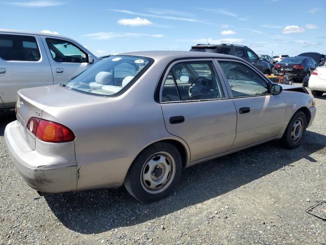 1NXBR12E31Z452866 - 2001 TOYOTA COROLLA CE GOLD photo 3