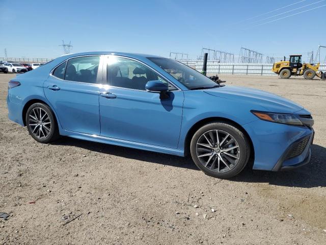 4T1G31AK6PU056793 - 2023 TOYOTA CAMRY SE NIGHT SHADE BLUE photo 4
