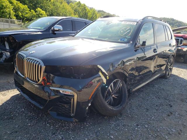 5UXCX6C05M9G44135 - 2021 BMW X7 M50I BLACK photo 2