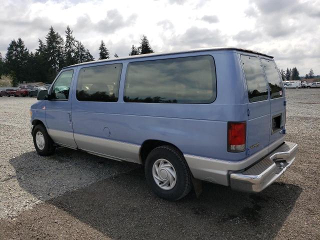 1FMEE11L4VHA52693 - 1997 FORD ECONOLINE E150 BLUE photo 2