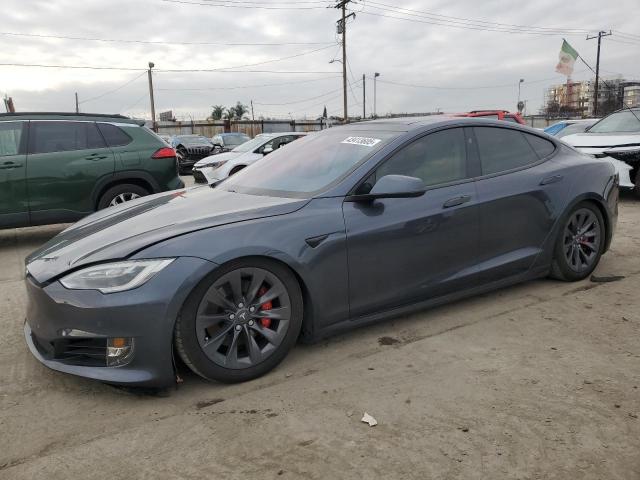 5YJSA1E42HF227582 - 2017 TESLA MODEL S CHARCOAL photo 1