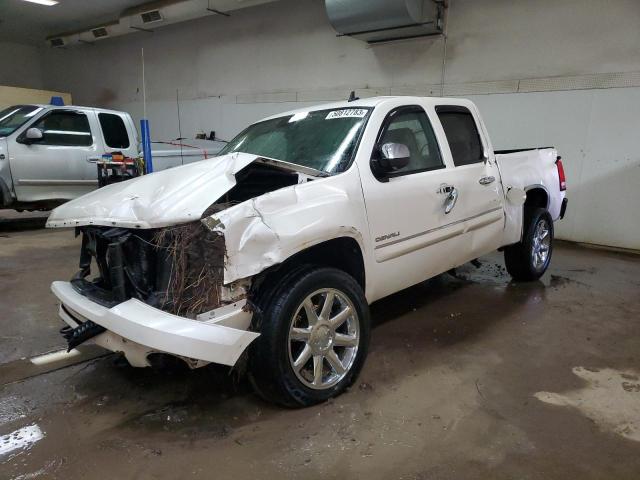 3GTP2XE29BG182498 - 2011 GMC SIERRA K1500 DENALI WHITE photo 1