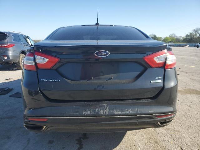 3FA6P0H97ER276875 - 2014 FORD FUSION SE BLACK photo 6