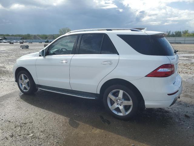 4JGDA5HB0EA327206 - 2014 MERCEDES-BENZ ML 350 4MATIC WHITE photo 2