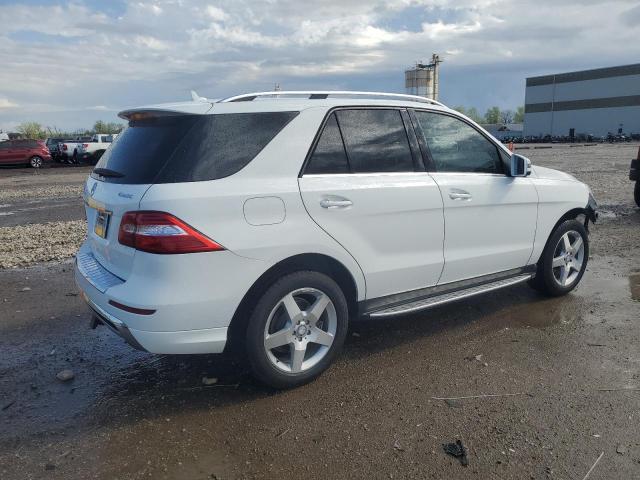 4JGDA5HB0EA327206 - 2014 MERCEDES-BENZ ML 350 4MATIC WHITE photo 3