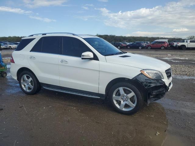 4JGDA5HB0EA327206 - 2014 MERCEDES-BENZ ML 350 4MATIC WHITE photo 4