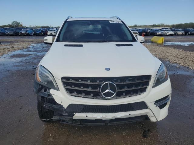 4JGDA5HB0EA327206 - 2014 MERCEDES-BENZ ML 350 4MATIC WHITE photo 5