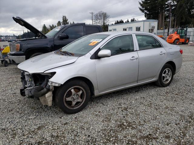 1NXBU40E69Z007178 - 2009 TOYOTA COROLLA BASE SILVER photo 1