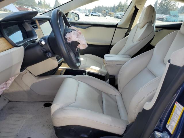 5YJSA1E21KF312497 - 2019 TESLA MODEL S 蓝色 照片 7