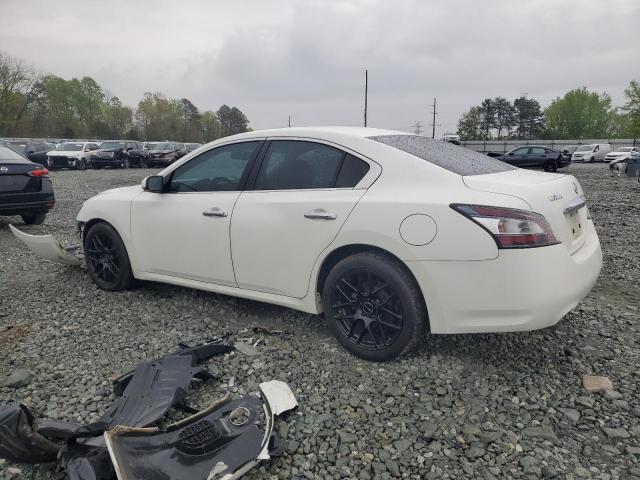 1N4AA5APXDC815360 - 2013 NISSAN MAXIMA S WHITE photo 2