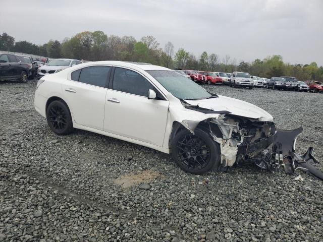 1N4AA5APXDC815360 - 2013 NISSAN MAXIMA S WHITE photo 4