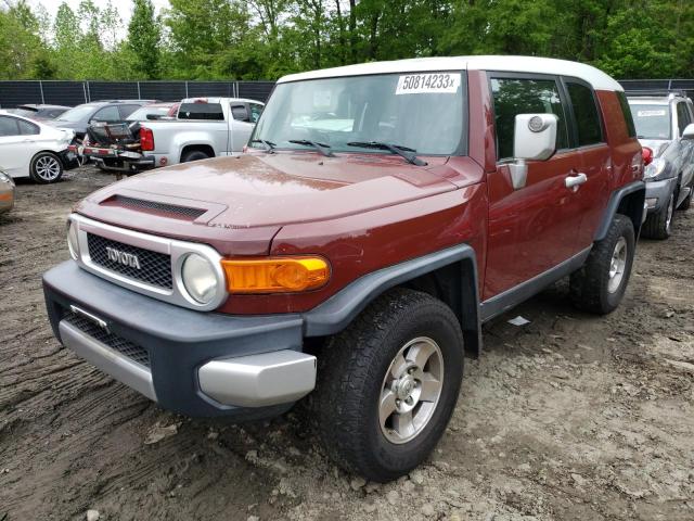 JTEBU11F98K039896 - 2008 TOYOTA FJ CRUISER BURGUNDY photo 1