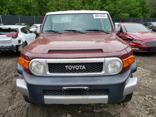 JTEBU11F98K039896 - 2008 TOYOTA FJ CRUISER BURGUNDY photo 5