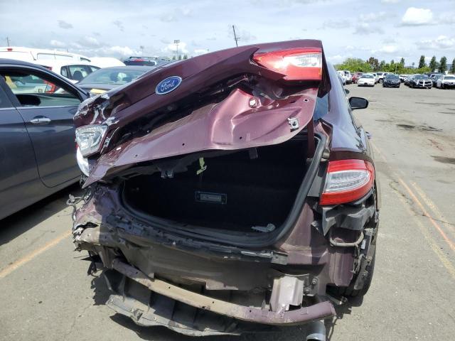 3FA6P0SU9DR365861 - 2013 FORD FUSION TITANIUM PHEV BURGUNDY photo 6