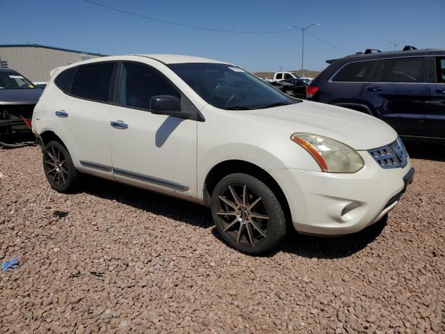 JN8AS5MV3DW607163 - 2013 NISSAN ROGUE S WHITE photo 4