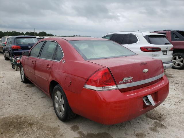 2G1WT58N689196793 - 2008 CHEVROLET IMPALA LT RED photo 3