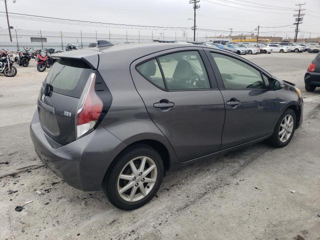 JTDKDTB34F1107304 - 2015 TOYOTA PRIUS C GRAY photo 3