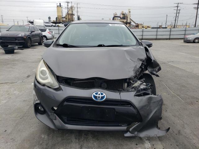 JTDKDTB34F1107304 - 2015 TOYOTA PRIUS C GRAY photo 5