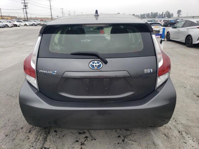 JTDKDTB34F1107304 - 2015 TOYOTA PRIUS C GRAY photo 6