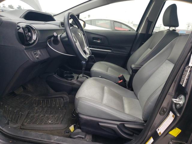 JTDKDTB34F1107304 - 2015 TOYOTA PRIUS C GRAY photo 7