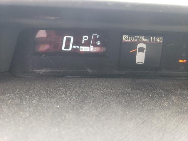 JTDKDTB34F1107304 - 2015 TOYOTA PRIUS C GRAY photo 9