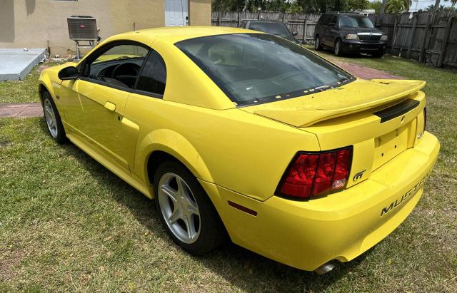 1FAFP42X6YF235105 - 2000 FORD MUSTANG GT YELLOW photo 3