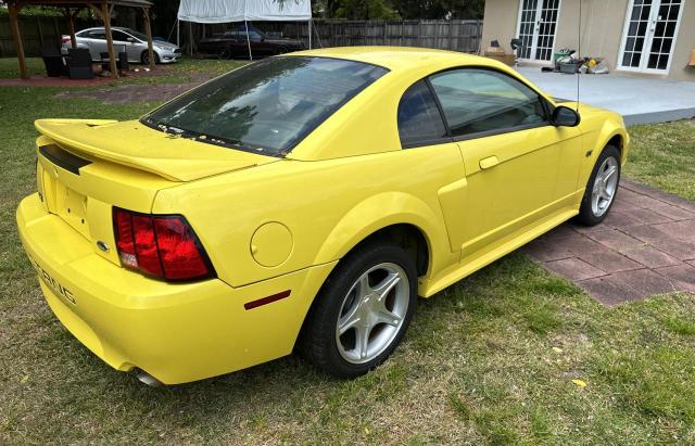 1FAFP42X6YF235105 - 2000 FORD MUSTANG GT YELLOW photo 4