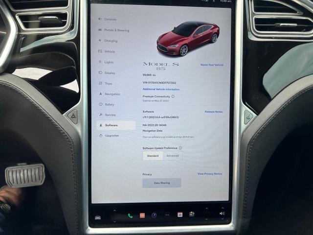 5YJSA1CN9DFP27292 - 2013 TESLA MODEL S Կարմիր լուսանկար 8