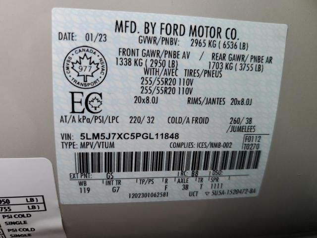 5LM5J7XC5PGL11848 - 2023 LINCOLN AVIATOR RESERVE Creme Foto 13