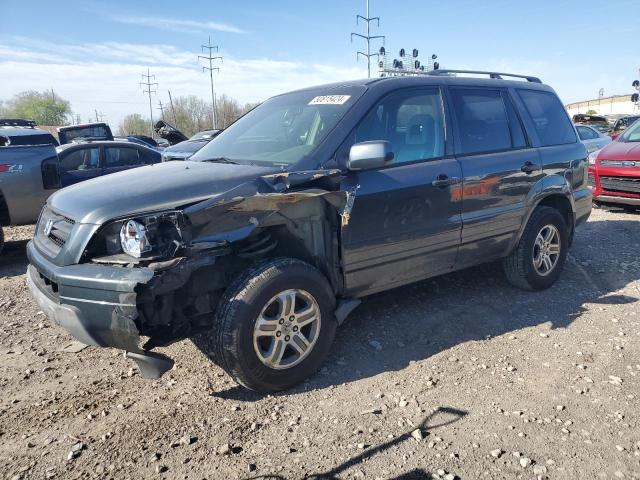 2HKYF18624H556495 - 2004 HONDA PILOT EXL GRAY photo 1